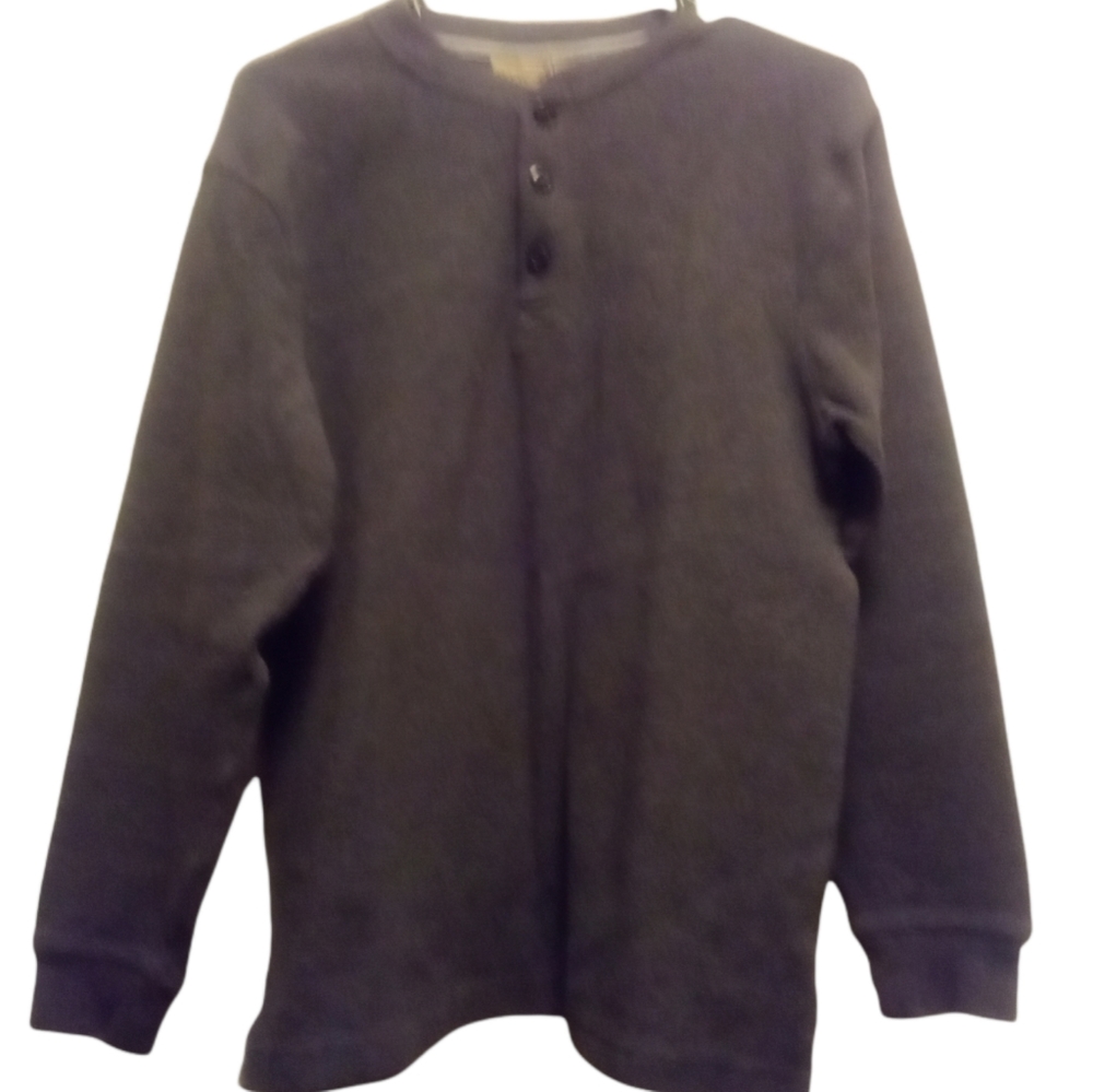 LL Bean mini waffle henley size M